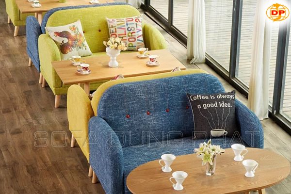 Ghế Sofa Cafe Giá Rẻ Lưng Cách Điệu Sf-Cf06