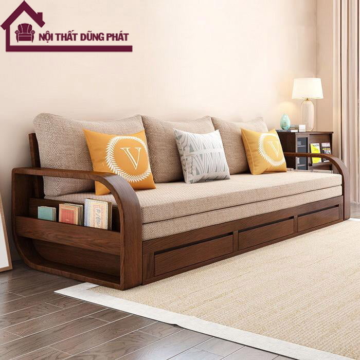 Sofa giường gỗ giá rẻ TPHCM