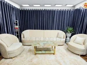 Sofa Cao Cấp Chất Liệu Nhung Tỏa Sáng SF-CC36