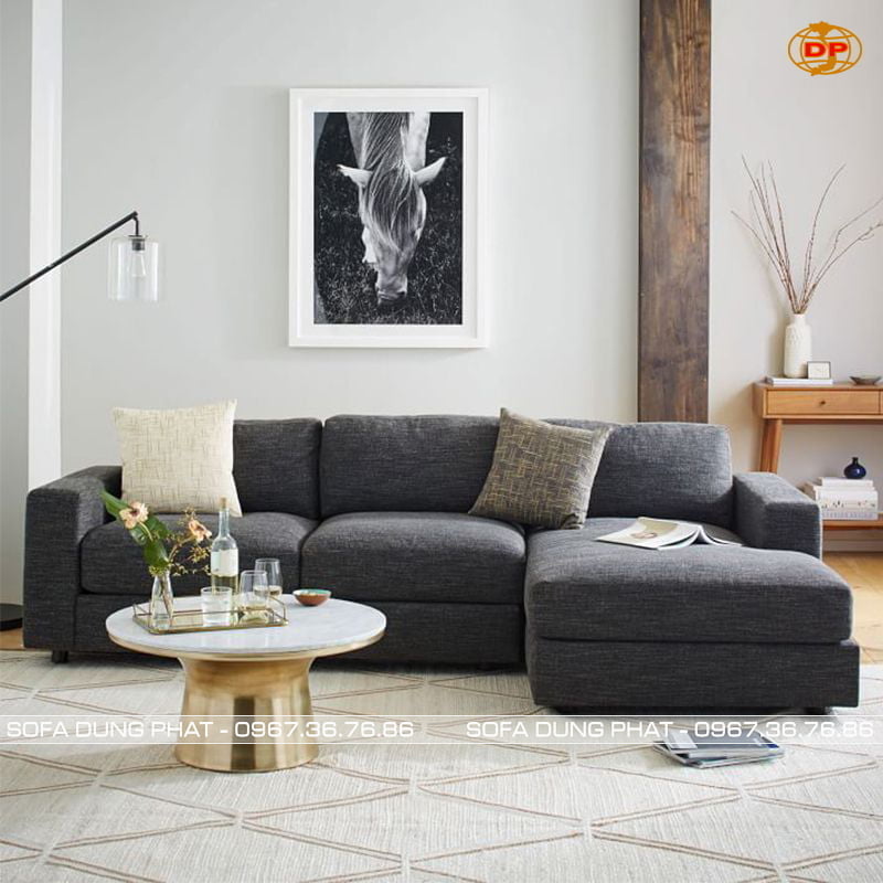 sofa đơn giản dạng góc
