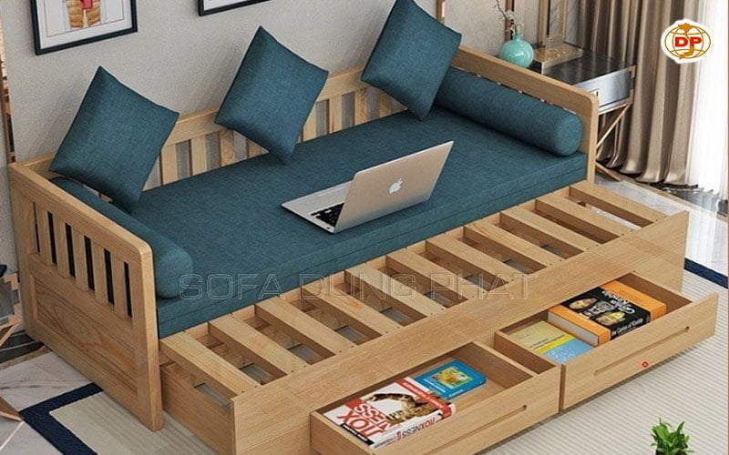 khuyến mãi sofa giường gỗ đa năng
