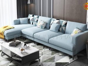 Sofa Góc L Đẹp Tinh Tế Chất Vải Bố Êm Ái SF-G30