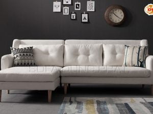 Sofa Góc Trắng Đẹp Tinh Tế Giá Rẻ SF-G36