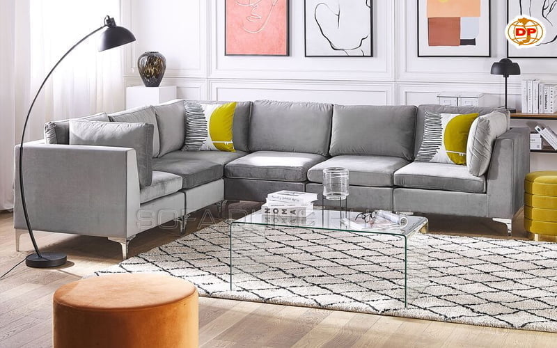 sofa xám chứa đựng nét đẹp tinh tế